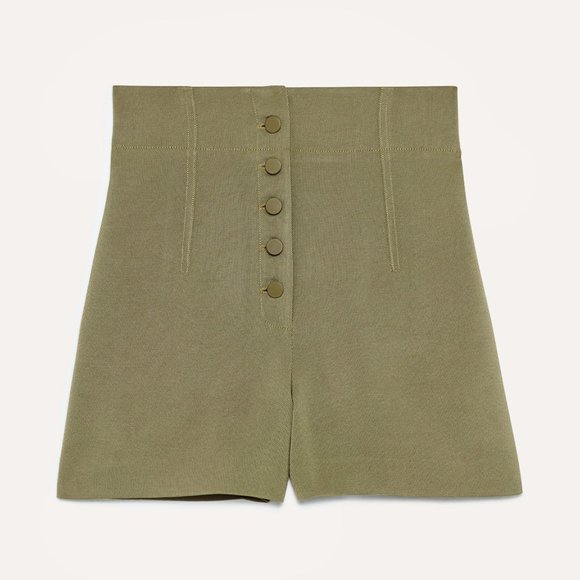 Aritzia Le Fou Green Shorts - Picture 2 of 3